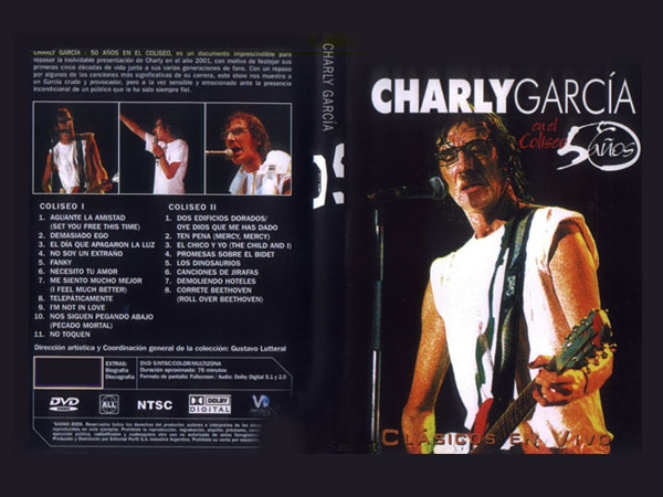Charly García, 50 aniversario - Teatro Coliseo, 2001